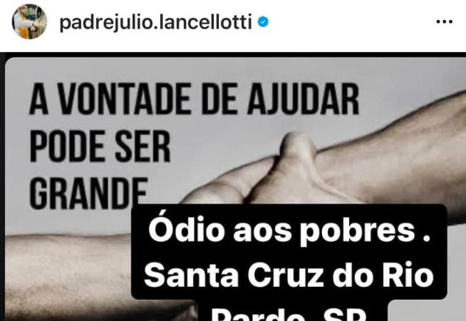 padre-julio-lancellotti-publica-sobre-santa-cruz-odio-aos-pobres-